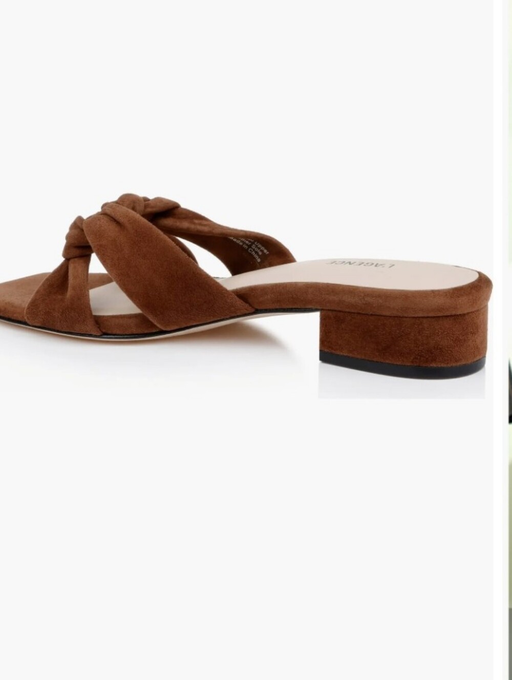 L'AGENCE LEA SLIDE SANDALS
